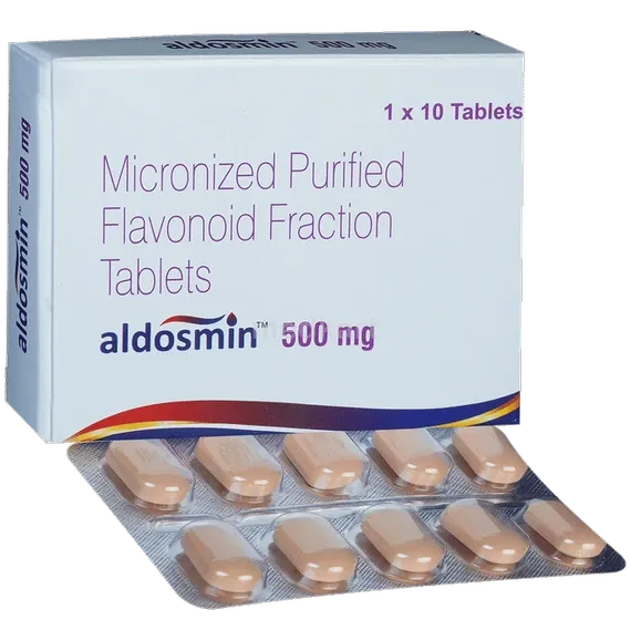 aldosmin 500mg tablet 10's